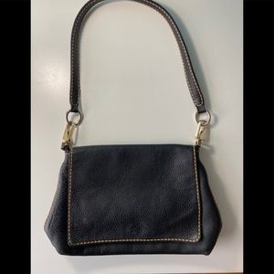 Plinio Visona black leather bag